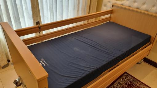 Homecare bed with mattress for sale